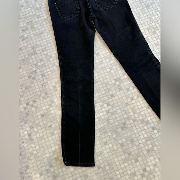 Mih Black Oslo Mid Rise Long Slim Skinny Jeans - Picture 8 of 12